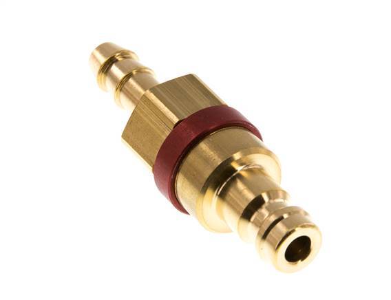 Tapón de anclaje de aire rojo DN 5 Pilar de manguera de 6 mm