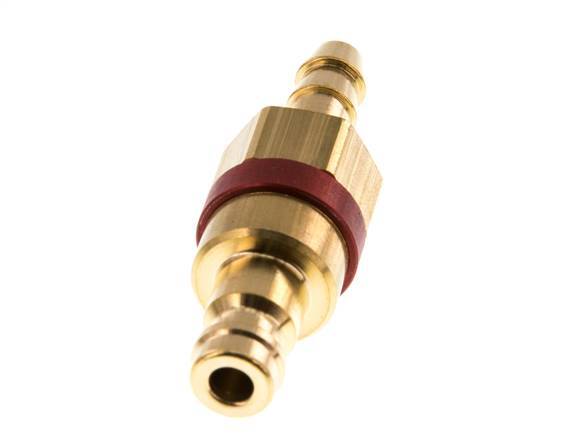 Tapón de anclaje de aire rojo DN 5 Pilar de manguera de 6 mm