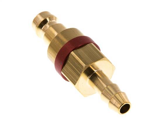 Tapón de anclaje de aire rojo DN 5 Pilar de manguera de 6 mm