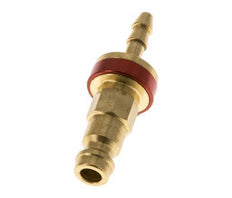 Tapón de anclaje de aire DN 5 codificado en rojo Pilar de manguera de 4 mm