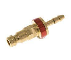 Tapón de anclaje de aire DN 5 codificado en rojo Pilar de manguera de 4 mm