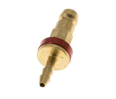 Tapón de anclaje de aire DN 5 codificado en rojo Pilar de manguera de 4 mm