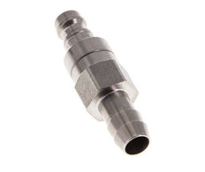 Acero inoxidable DN 5 Enchufe de acoplamiento de aire 9 mm Pilar de manguera Doble cierre