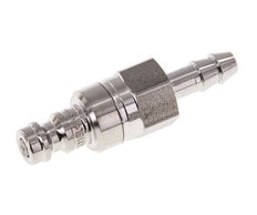 Acero inoxidable 316L DN 5 Enchufe de acoplamiento de aire 6 mm Pilar de manguera Doble cierre