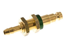 Tapón de anclaje de aire DN 5 codificado en verde Mampara de pilar de manguera de 6 mm