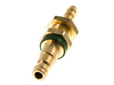 Tapón de anclaje de aire DN 5 codificado en verde Mampara de pilar de manguera de 6 mm