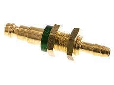 Tapón de anclaje de aire DN 5 codificado en verde Mampara de pilar de manguera de 6 mm