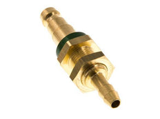 Tapón de anclaje de aire DN 5 codificado en verde Mampara de pilar de manguera de 6 mm