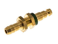 Tapón de anclaje de aire DN 5 codificado en verde Mampara de pilar de manguera de 9 mm