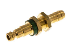 Tapón de anclaje de aire DN 5 codificado en verde Mampara de pilar de manguera de 9 mm