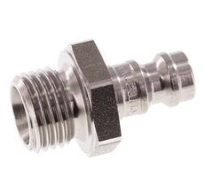 Acero inoxidable DN 5 Acoplamiento de aire Enchufe G 1/4 pulgadas Macho