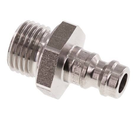 Acero inoxidable DN 5 Acoplamiento de aire Enchufe G 1/4 pulgadas Macho