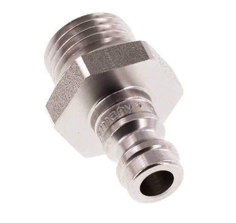 Acero inoxidable DN 5 Acoplamiento de aire Enchufe G 1/4 pulgadas Macho