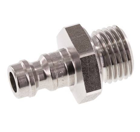 Acero inoxidable DN 5 Acoplamiento de aire Enchufe G 1/4 pulgadas Macho