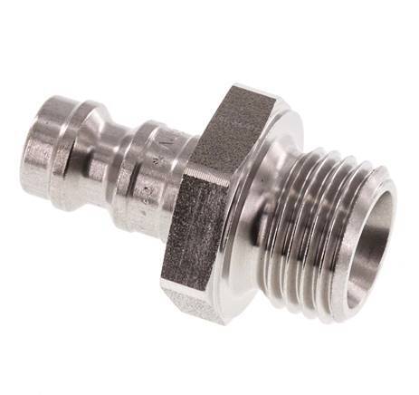 Acero inoxidable DN 5 Acoplamiento de aire Enchufe G 1/4 pulgadas Macho