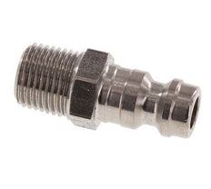 Enchufe de acoplamiento de aire DN 5 de acero inoxidable 1/8 pulgada NPT macho