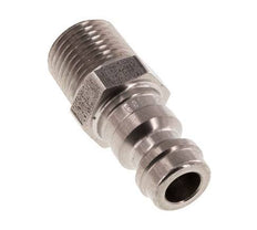 Enchufe de acoplamiento de aire DN 5 de acero inoxidable 1/8 pulgada NPT macho