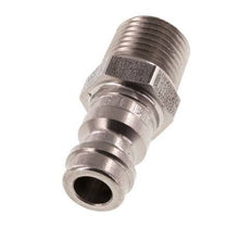 Enchufe de acoplamiento de aire DN 5 de acero inoxidable 1/8 pulgada NPT macho