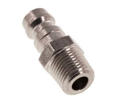 Enchufe de acoplamiento de aire DN 5 de acero inoxidable 1/8 pulgada NPT macho