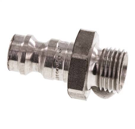 Acero inoxidable 316L DN 5 Acoplamiento de aire Enchufe G 1/8 pulgadas Macho