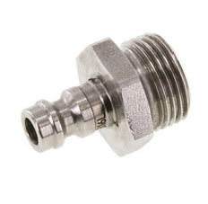 Acero inoxidable 316L DN 5 Acoplamiento de aire Enchufe G 3/8 pulgadas Macho