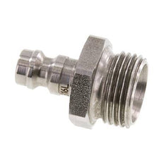 Acero inoxidable 316L DN 5 Acoplamiento de aire Enchufe G 3/8 pulgadas Macho