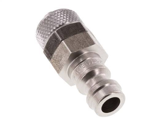 Tapón de acoplamiento de aire DN 5 de acero inoxidable Tuerca de unión de 4x6 mm
