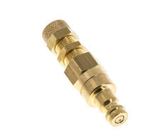 Latón DN 5 Acoplamiento de Aire Tapón 4x6 mm Tuerca de Unión Mampara Doble Cierre
