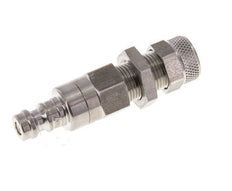 Acero inoxidable DN 5 Acoplamiento de aire Tapón Tuerca de unión 6x8 mm Pasamuros Cierre doble