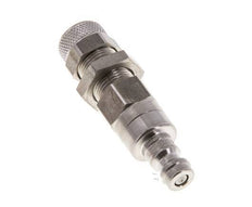 Acero inoxidable DN 5 Acoplamiento de aire Tapón Tuerca de unión 6x8 mm Pasamuros Cierre doble