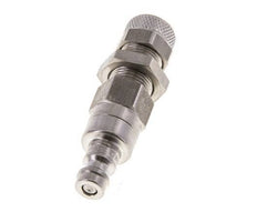 Acero inoxidable DN 5 Acoplamiento de aire Tapón Tuerca de unión 6x8 mm Pasamuros Cierre doble