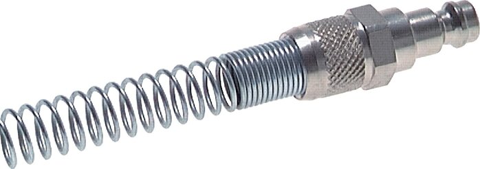 Latón DN 5 Acoplamiento de aire Tapón 4x6 mm Tuerca de unión Bend-Protect Giratorio