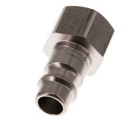 Acero inoxidable DN 7.2 (Euro) Acoplamiento de aire Enchufe G 1/4 pulgada Hembra