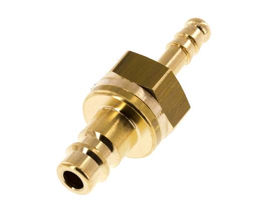 Latón DN 7.2 (Euro) Enchufe de anclaje al aire 6 mm Manguera Pilar Seguridad