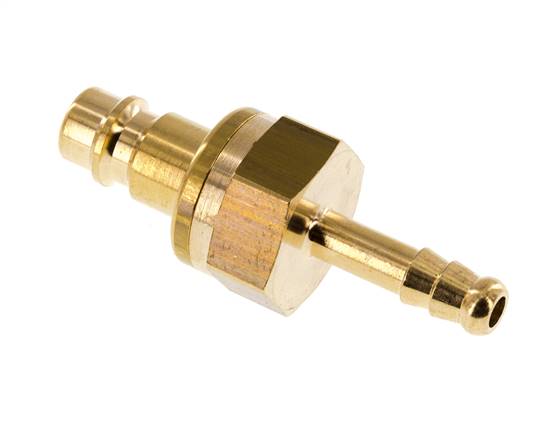Latón DN 7.2 (Euro) Enchufe de anclaje al aire 6 mm Manguera Pilar Seguridad
