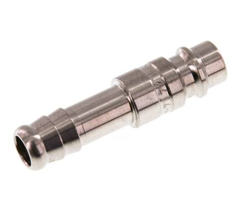 Acero inoxidable 316L DN 7,2 (Euro) Tapón de acoplamiento de aire 10 mm Pilar de manguera Doble cierre