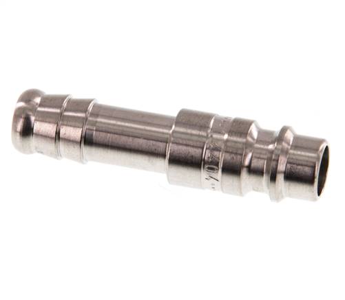 Acero inoxidable 316L DN 7,2 (Euro) Tapón de acoplamiento de aire 10 mm Pilar de manguera Doble cierre