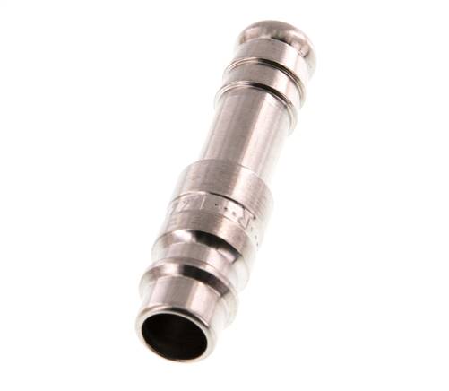 Acero inoxidable 316L DN 7,2 (Euro) Tapón de acoplamiento de aire 10 mm Pilar de manguera Doble cierre