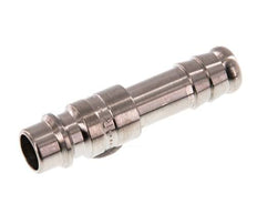 Acero inoxidable 316L DN 7,2 (Euro) Tapón de acoplamiento de aire 10 mm Pilar de manguera Doble cierre