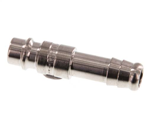 Acero inoxidable 316L DN 7,2 (Euro) Tapón de acoplamiento de aire 10 mm Pilar de manguera Doble cierre