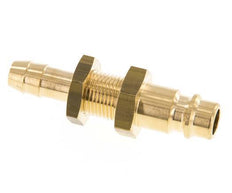 Latón DN 7.2 (Euro) Enchufe de anclaje de aire 8 mm Mampara de pilar de manguera
