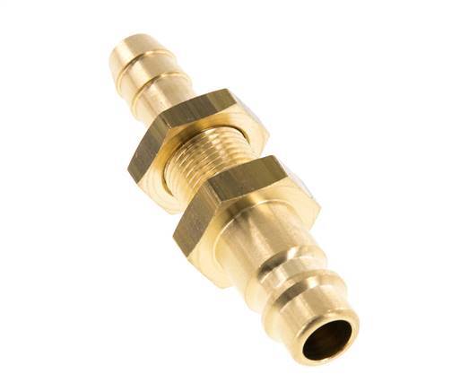 Latón DN 7.2 (Euro) Enchufe de anclaje de aire 8 mm Mampara de pilar de manguera