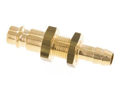 Latón DN 7.2 (Euro) Enchufe de anclaje de aire 8 mm Mampara de pilar de manguera