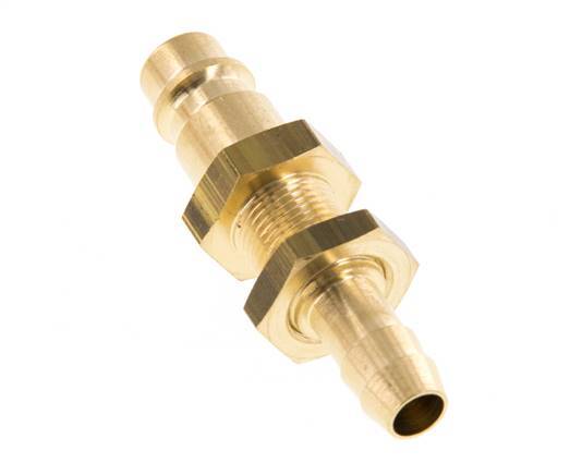 Latón DN 7.2 (Euro) Enchufe de anclaje de aire 8 mm Mampara de pilar de manguera
