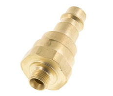 Acoplamiento de aire de latón DN 7.2 (Euro) Enchufe G 1/8 pulgadas macho con válvula de retención