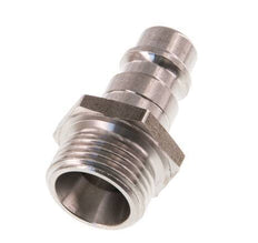 Acero inoxidable DN 7.2 (Euro) Acoplamiento de aire Enchufe G 3/8 pulgadas Macho