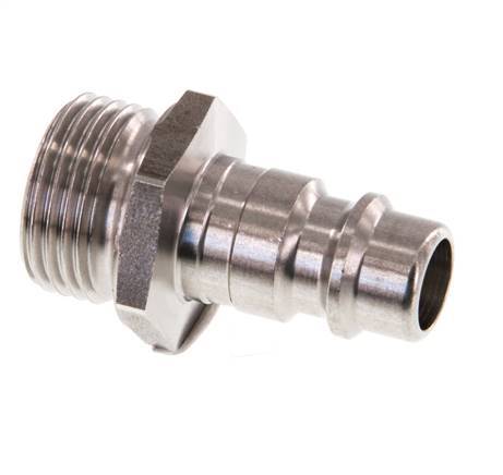 Acero inoxidable DN 7.2 (Euro) Acoplamiento de aire Enchufe G 3/8 pulgadas Macho