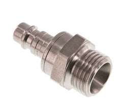 Acero inoxidable DN 7.2 (Euro) Enchufe de acoplamiento de aire G 1/2 pulgada macho de doble cierre