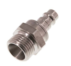 Acero inoxidable DN 7.2 (Euro) Enchufe de acoplamiento de aire G 1/2 pulgada macho de doble cierre