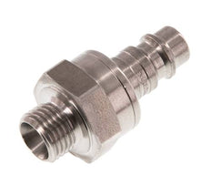 Acero inoxidable DN 7.2 (Euro) Enchufe de acoplamiento de aire G 1/4 pulgadas macho de doble cierre
